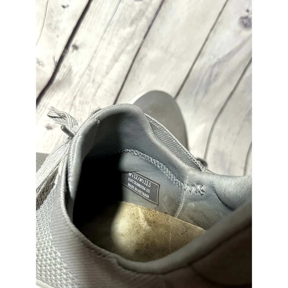 Kizik Lima Hands-Free Slip On Sneakers Mens 12 Storm Grey Knit G1FC DLMGY04-1D